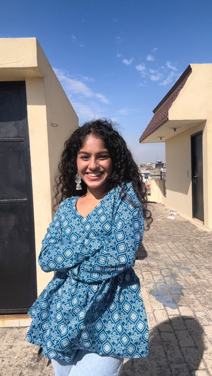 Sini Peeplum Short Kurti