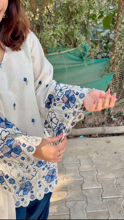 Saira Embroidered Farshi Salwar Set
