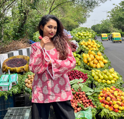 Pinkberry Straight Short Kurti