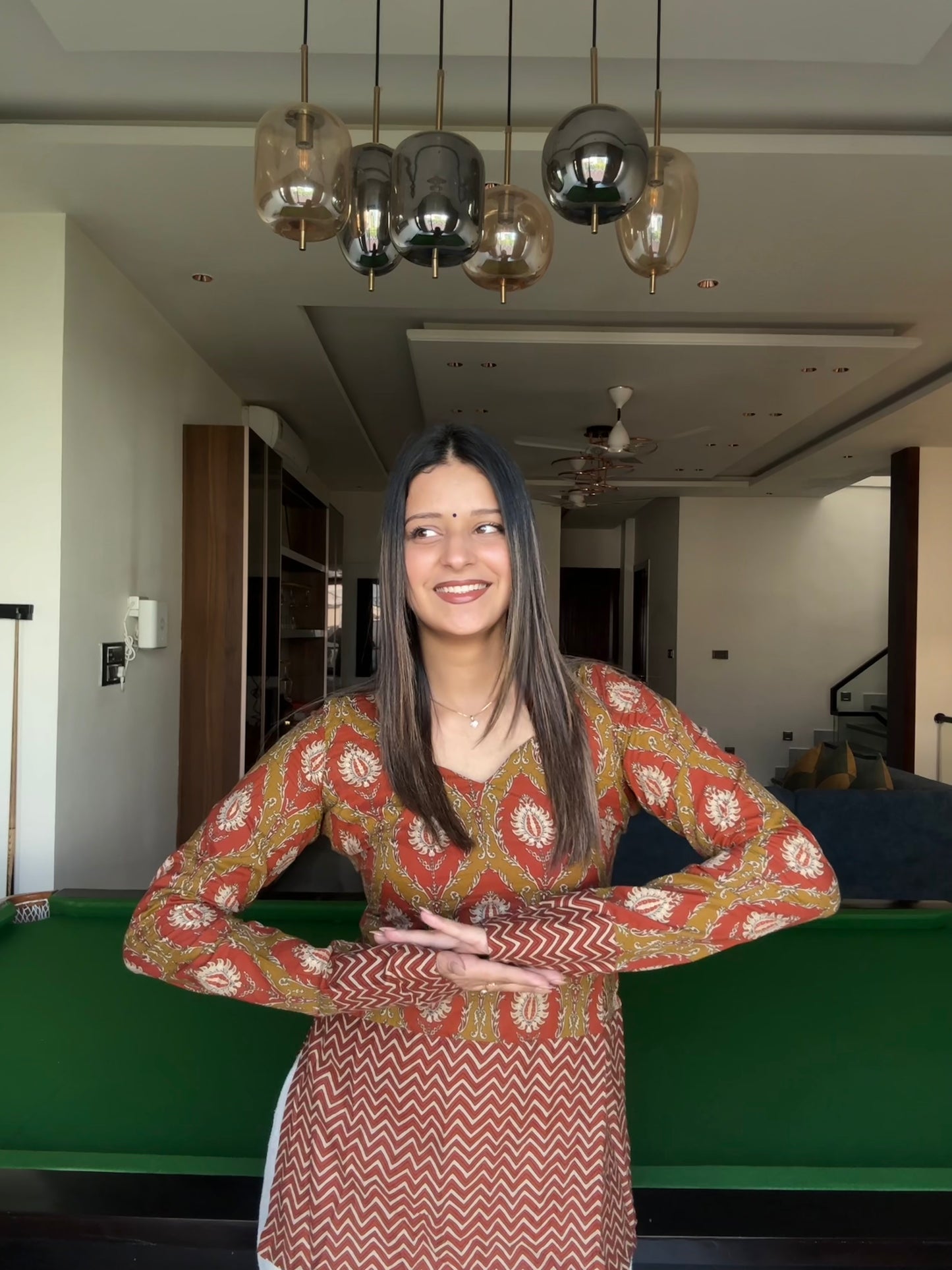 Kesarika Corset Back Straight Kurti