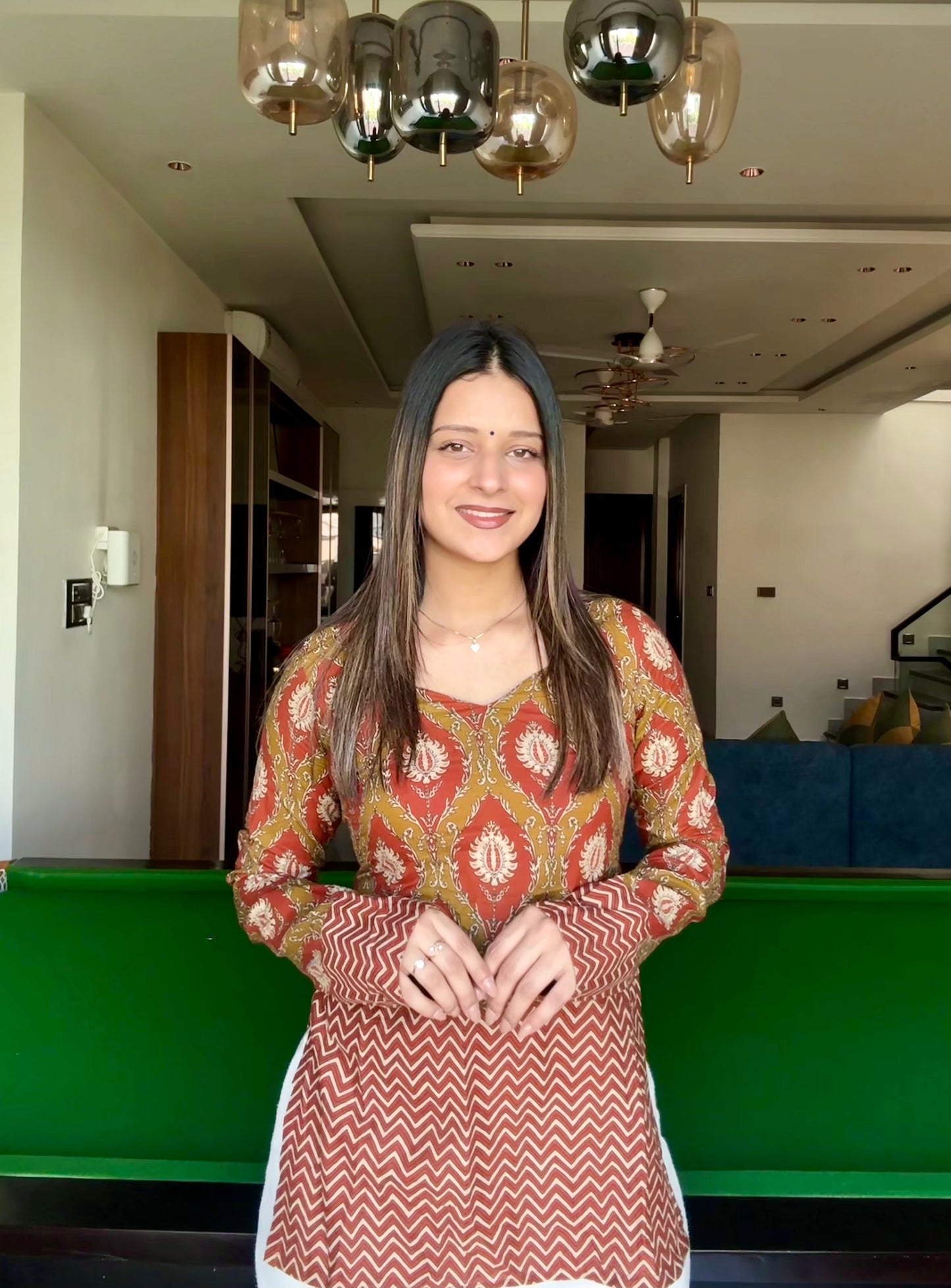 Kesarika Corset Back Straight Kurti