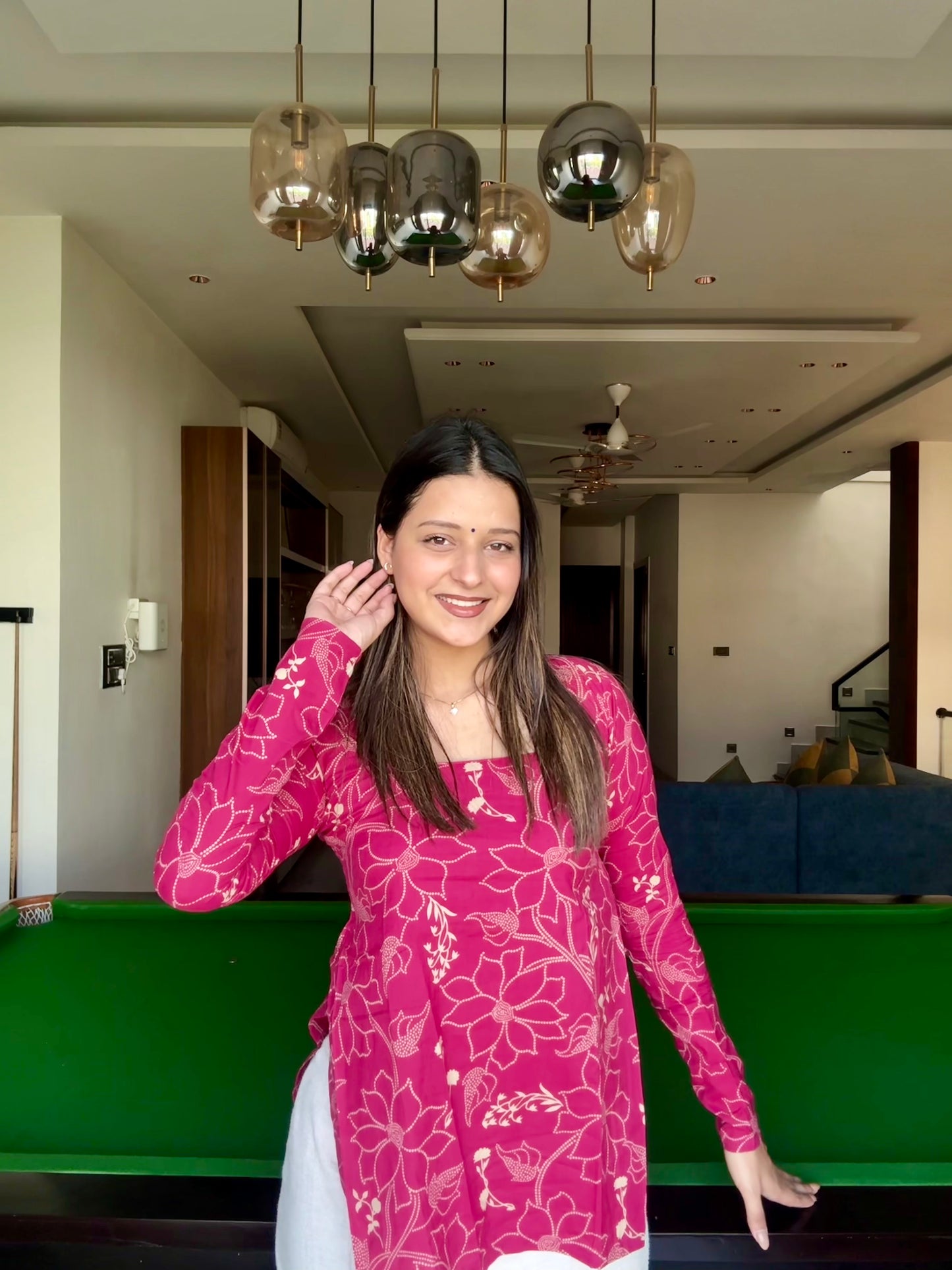 Noorani Straight Short Kurti