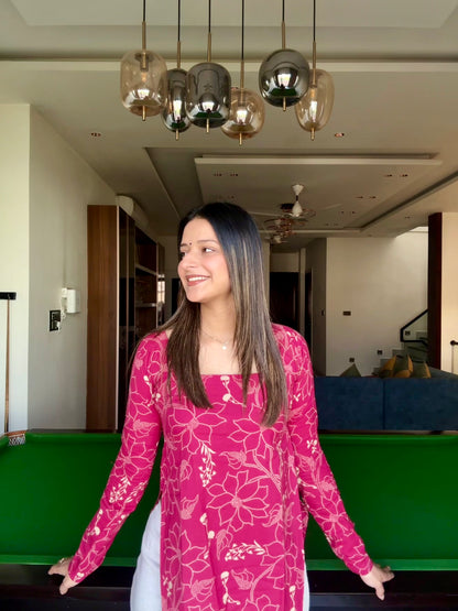 Noorani Straight Short Kurti