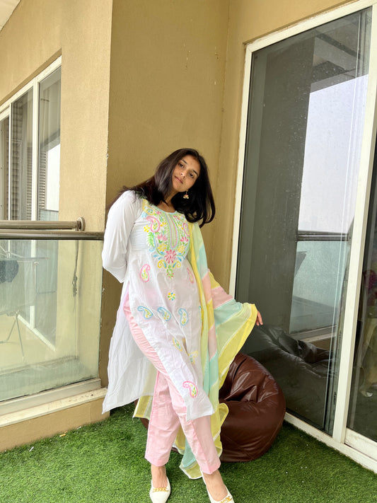 Noor-e-Pastel Suit Set