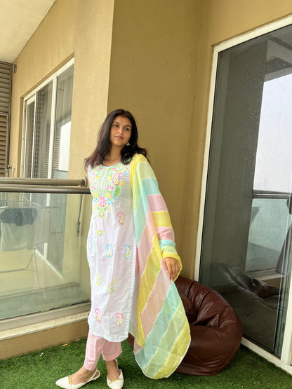 Noor-e-Pastel Suit Set