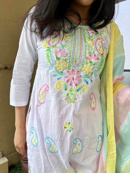 Noor-e-Pastel Suit Set