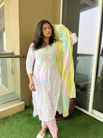 Noor-e-Pastel Suit Set