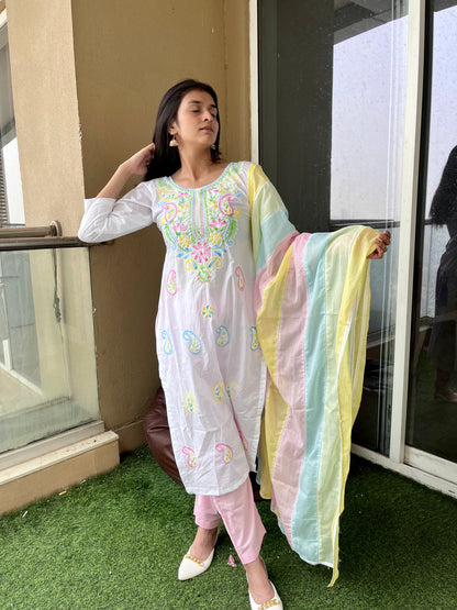 Noor-e-Pastel Suit Set