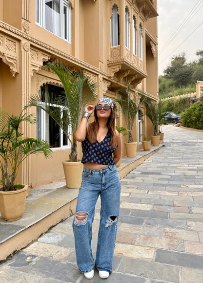 Bijli Mode Backless Top