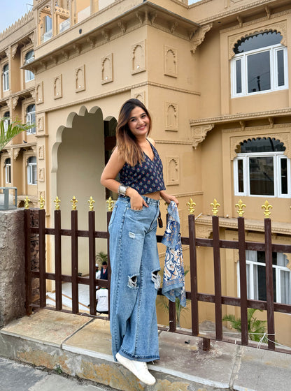 Bijli Mode Backless Top