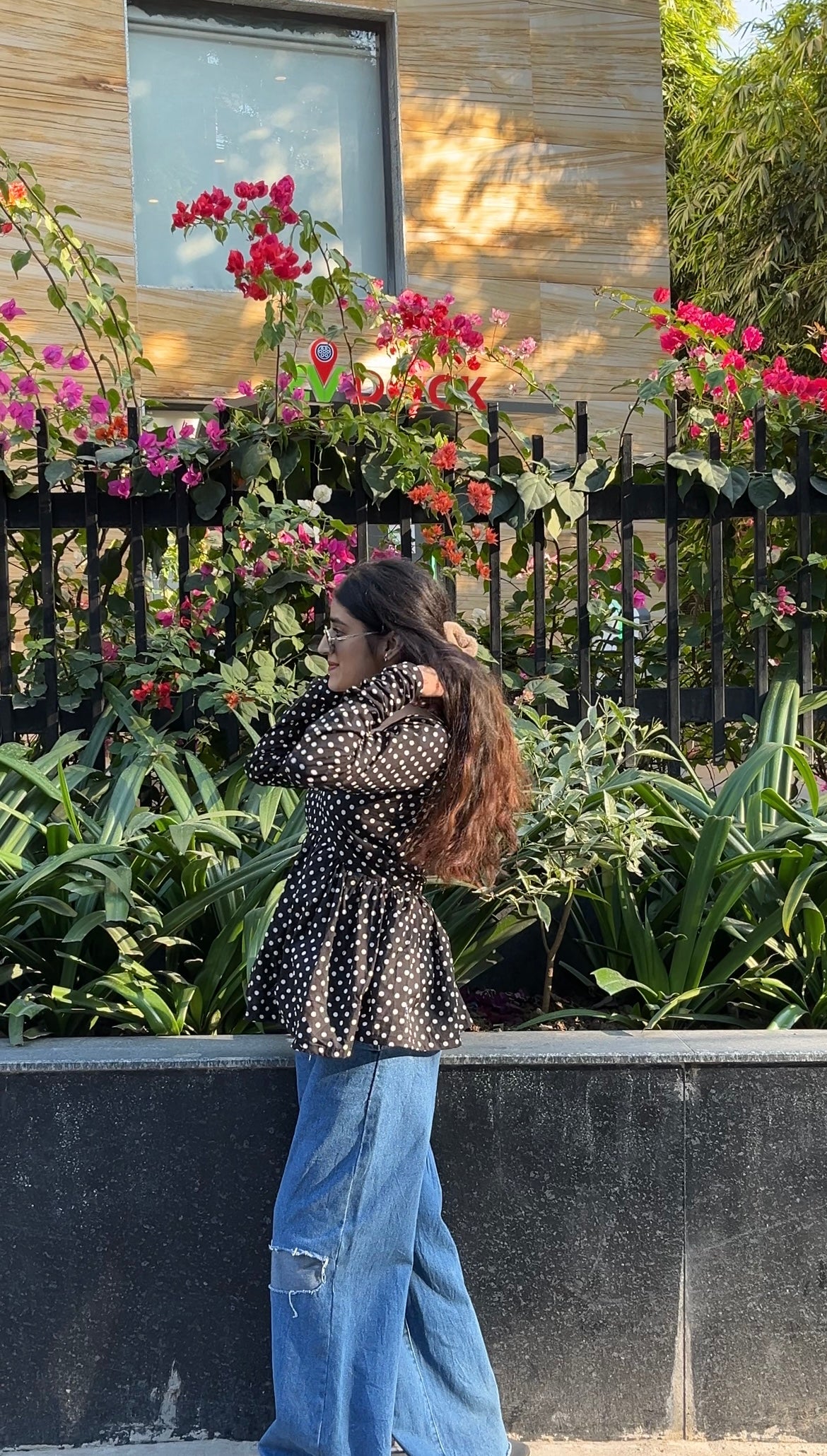 Polka Dot Short Kurti Top