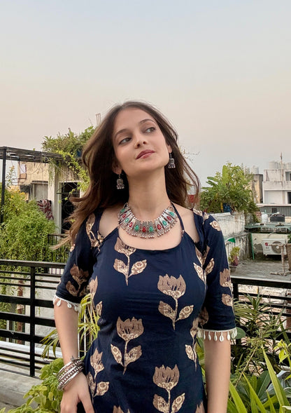 Tehzeeb Corset Back Kurti