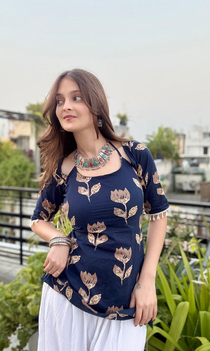 Tehzeeb Corset Back Kurti