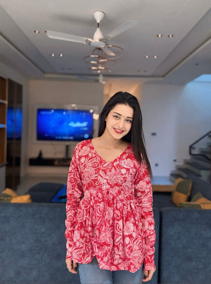 Kumkum Short Kurti Top