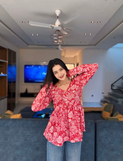 Kumkum Short Kurti Top