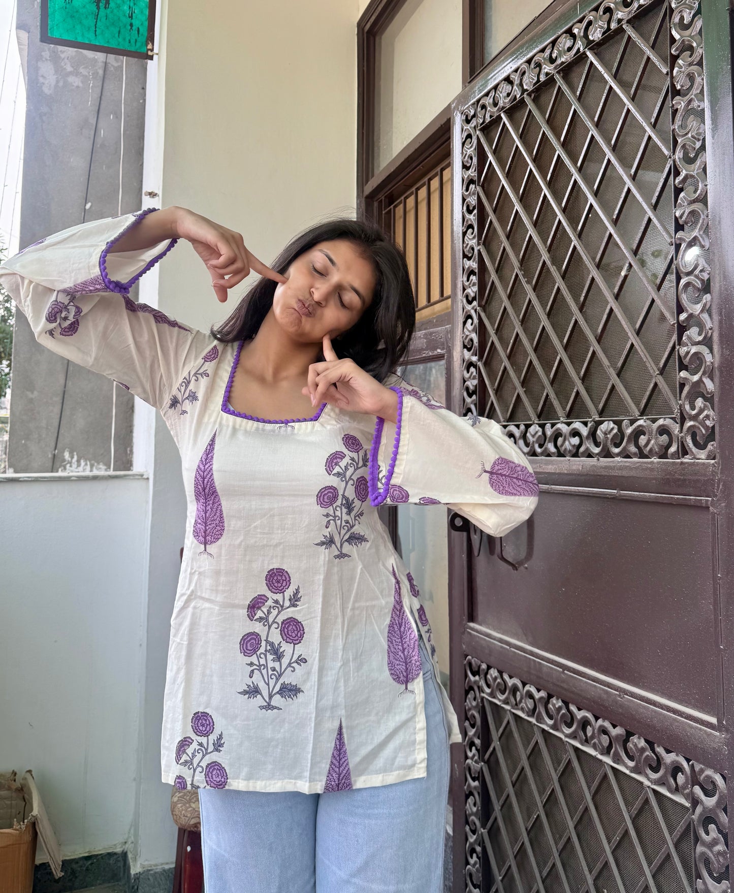 Lavanya Straight Short Kurti