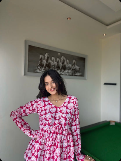 Pink Candy Short Kurti Top