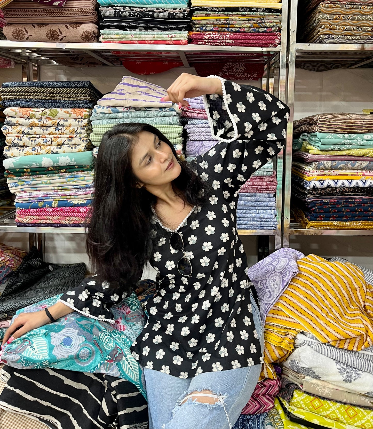 Kushi Straight Short Kurti