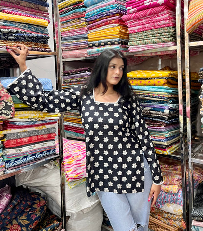 Kushi Straight Short Kurti