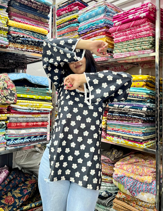 Kushi Straight Short Kurti