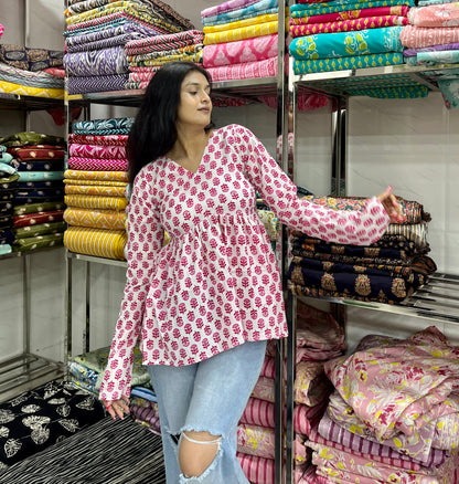 Jiya Peplum Short Kurti