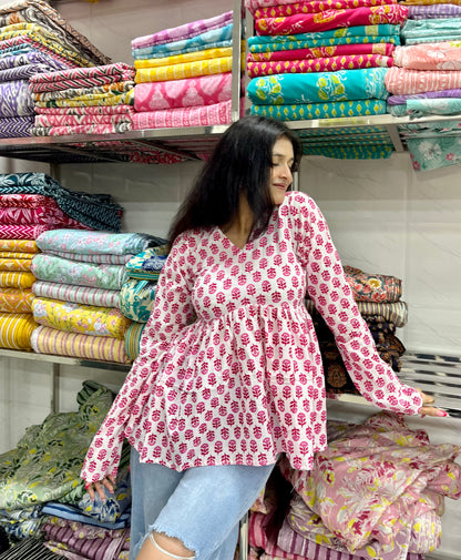 Jiya Peplum Short Kurti