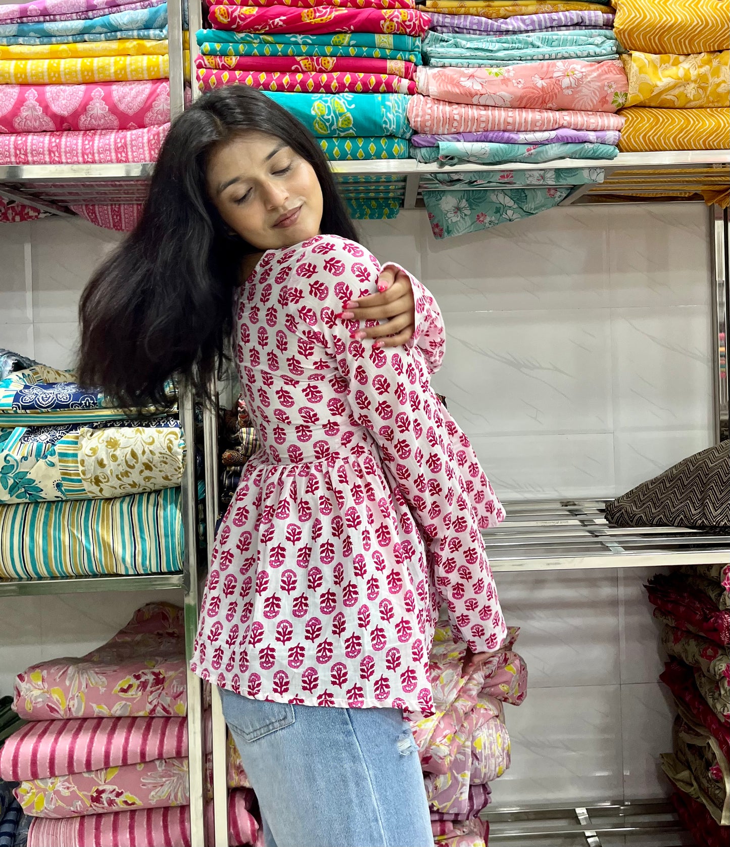 Jiya Peplum Short Kurti