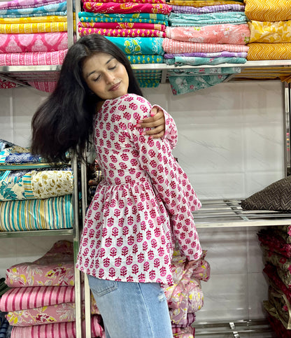 Jiya Peplum Short Kurti