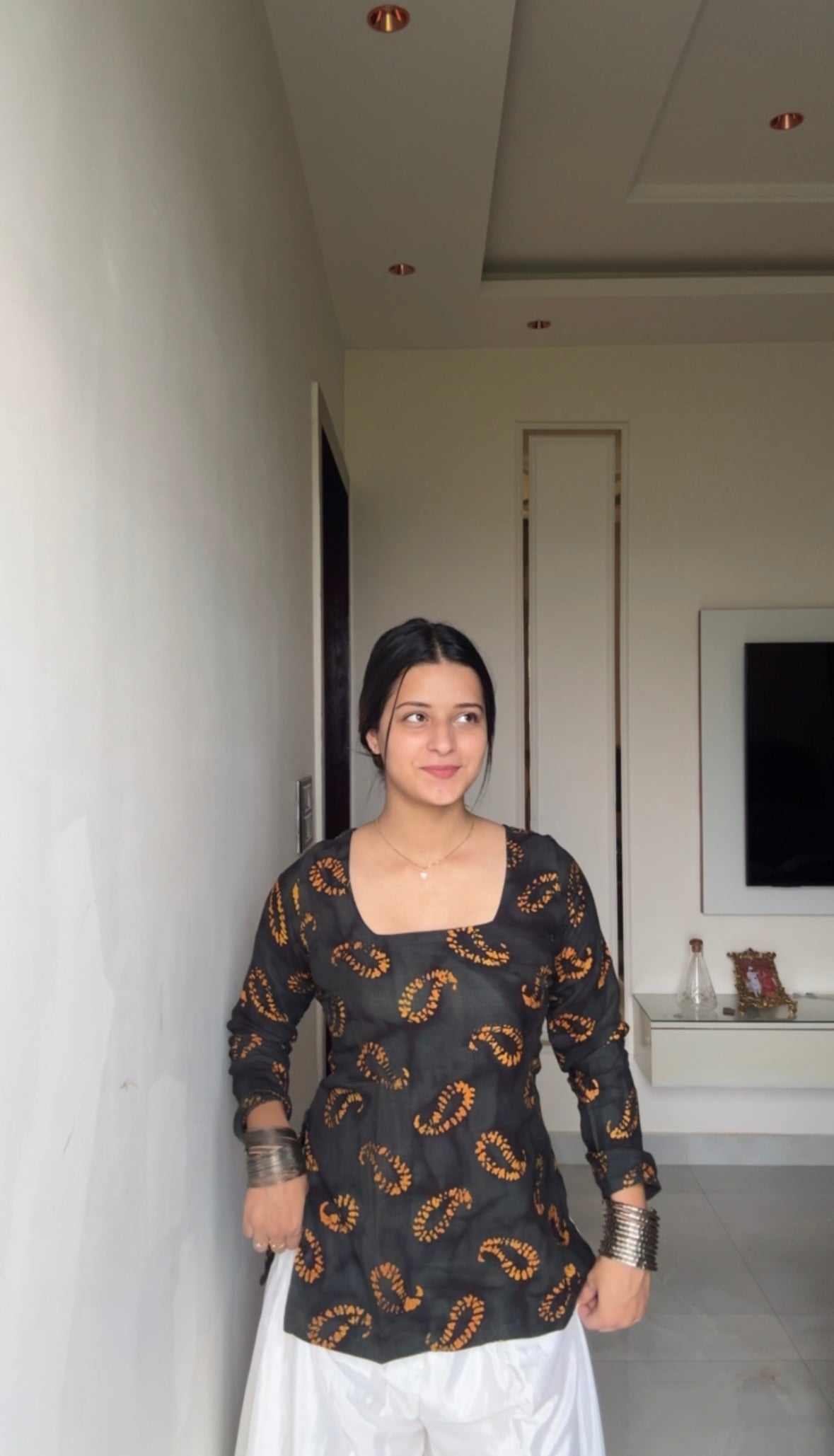 Ruh Corset Back Short Kurti