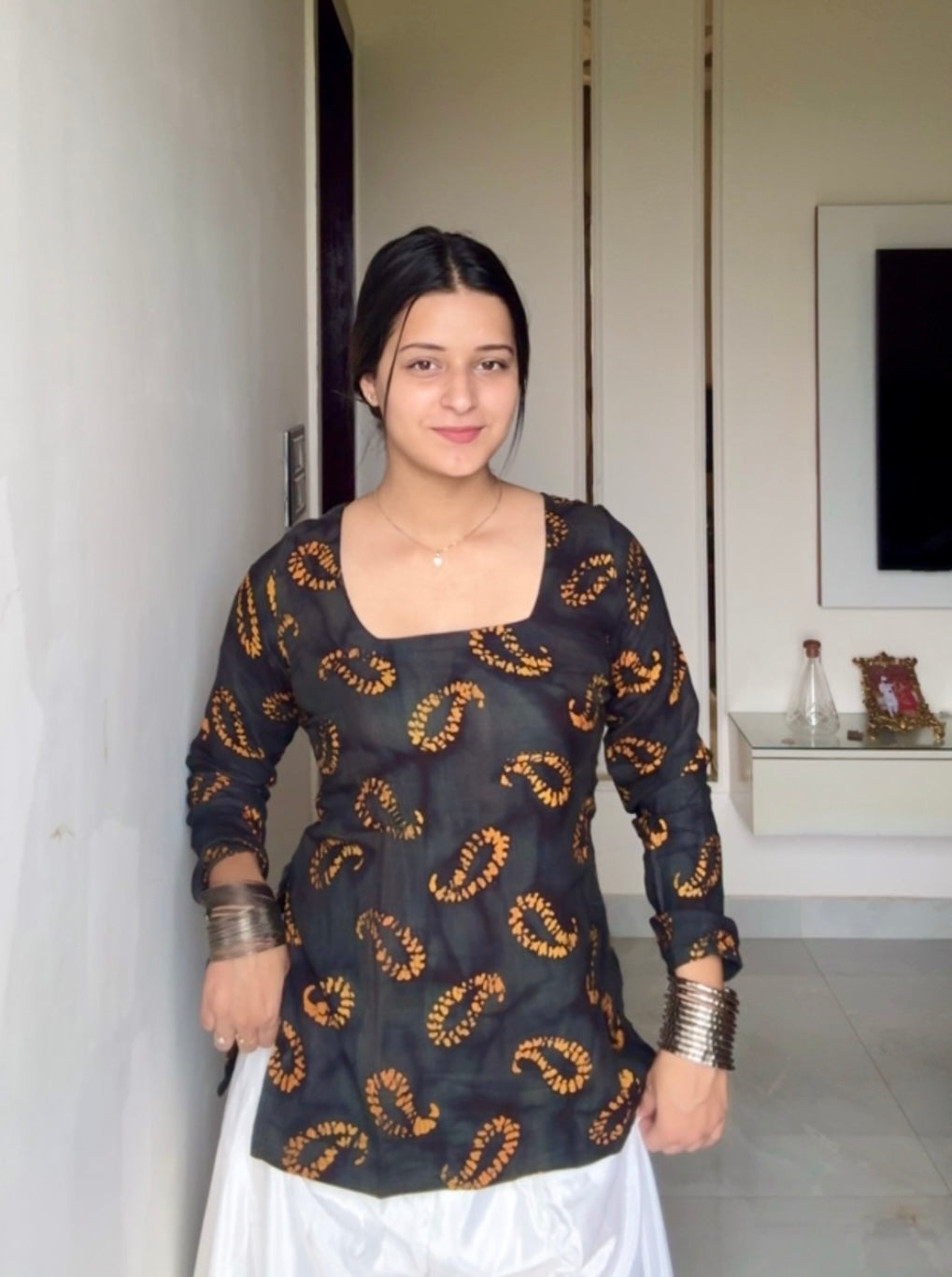 Ruh Corset Back Short Kurti