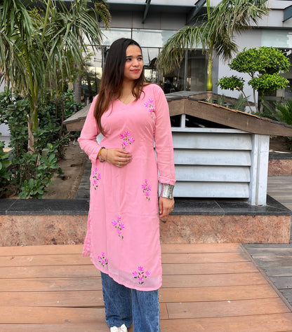 Handpainted Kamal Long Kurti