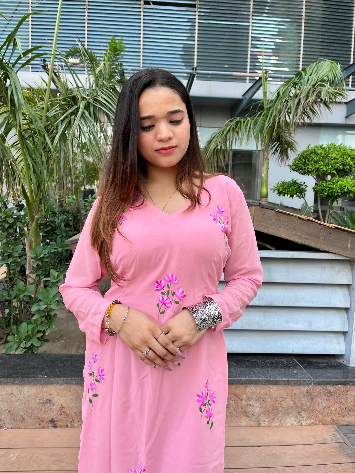 Handpainted Kamal Long Kurti