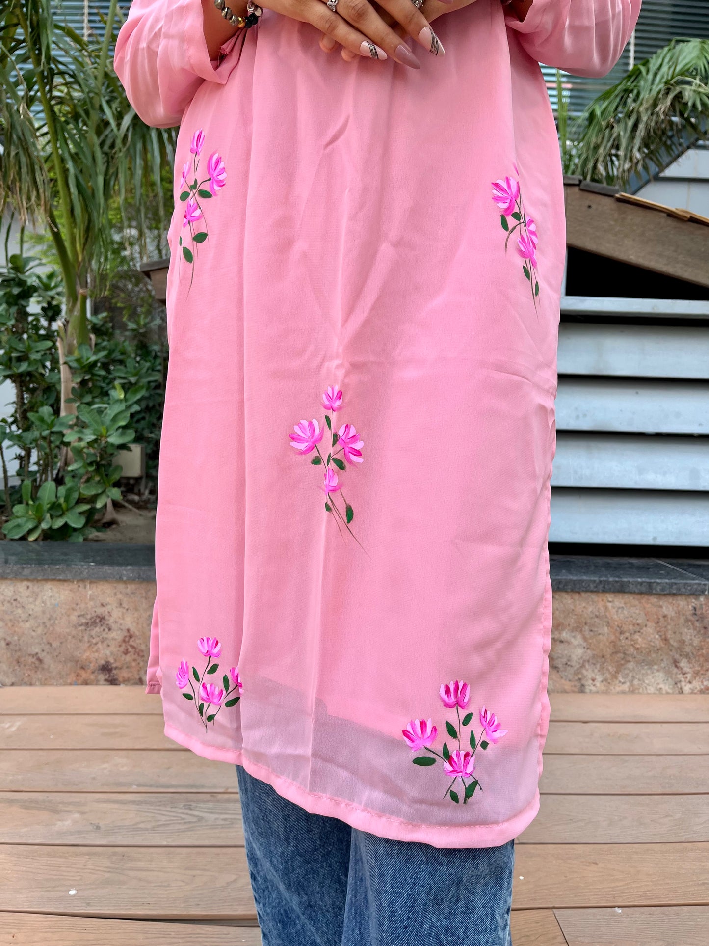 Handpainted Kamal Long Kurti