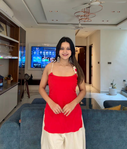 Valentine Corset Back Kurti