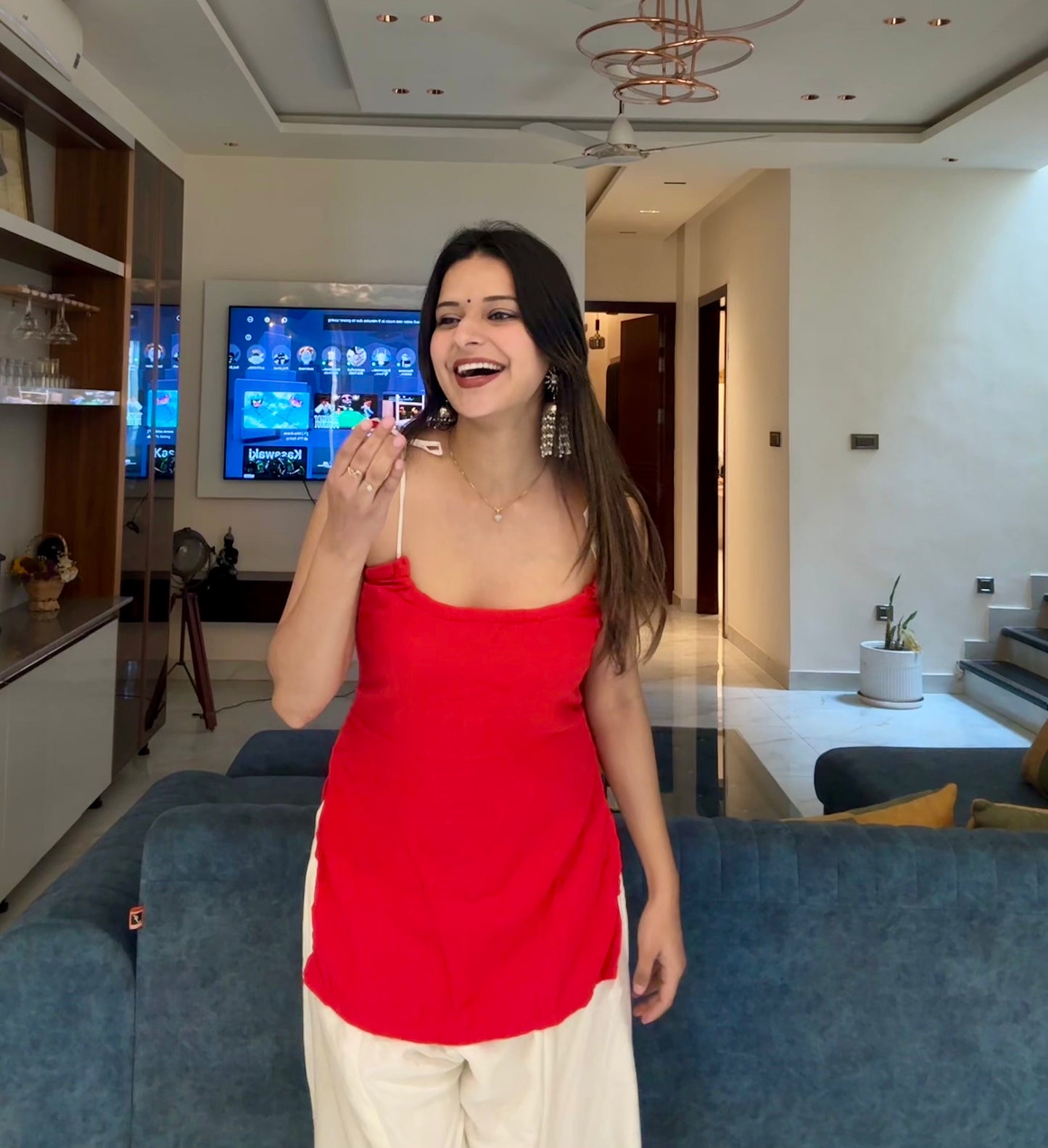 Valentine Corset Back Kurti