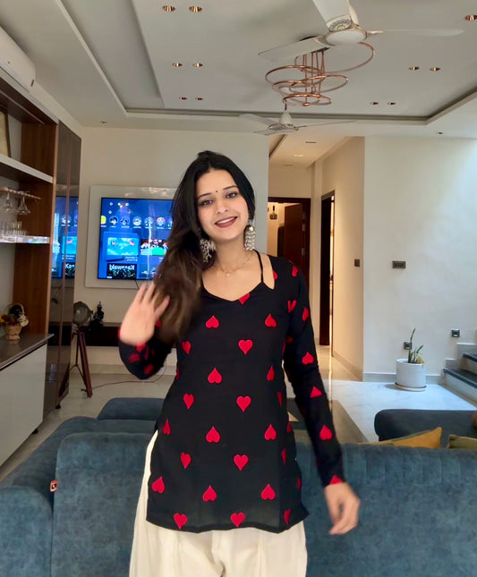 Swaad Corset Back Straight Short Kurti