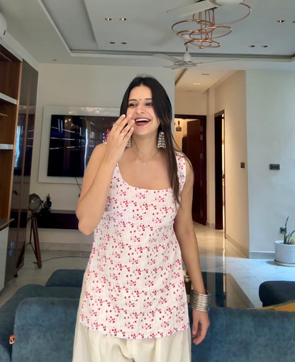 Laav Backless Short Kurti