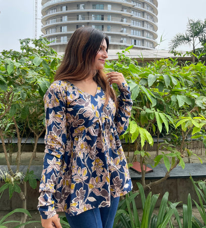 Bindu Peplum Short Kurti