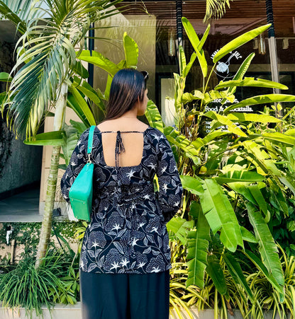 Isha Corset Backless Kurti