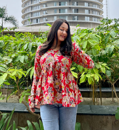 Sindu Peplum Short Kurti