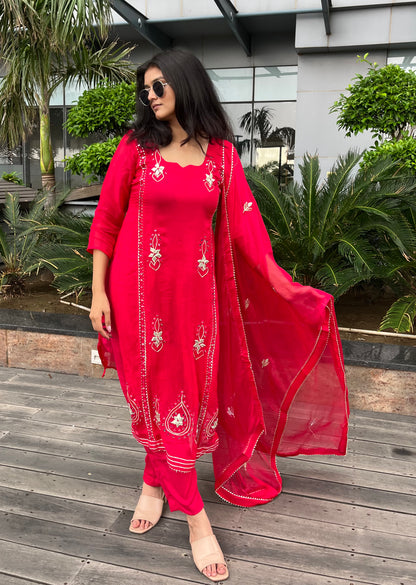 Pink Mirror Suit Set