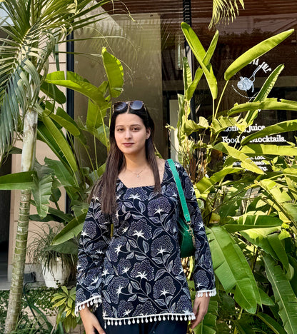 Isha Corset Backless Kurti