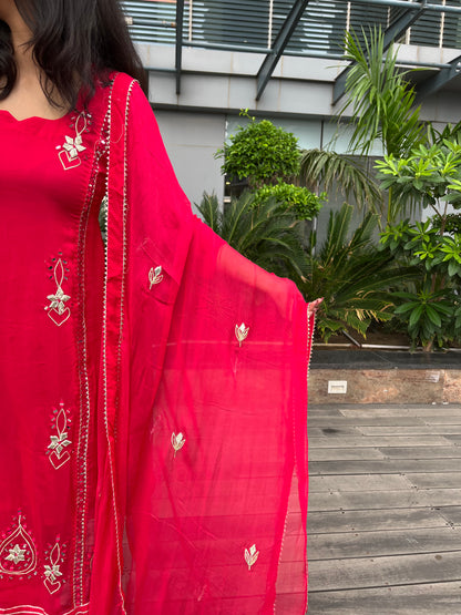 Pink Mirror Suit Set