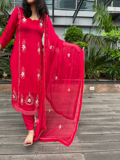 Pink Mirror Suit Set