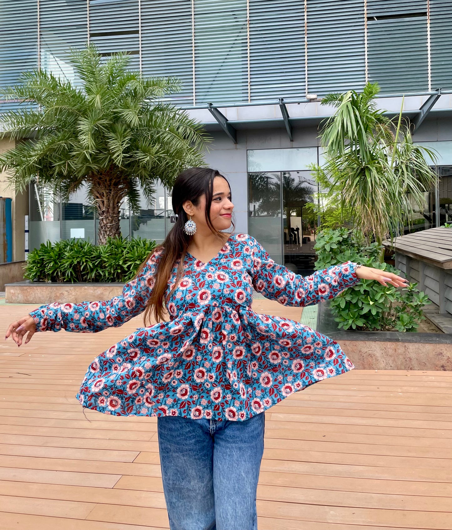 Laksh Peplum Short Kurti