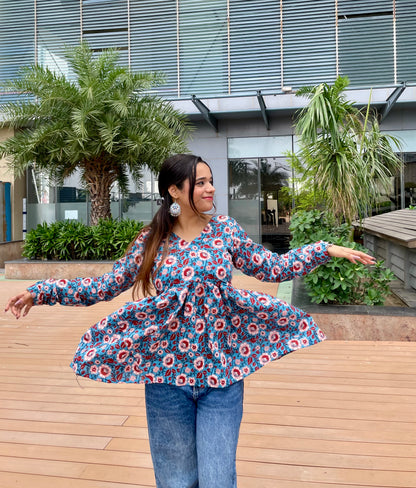 Laksh Peplum Short Kurti