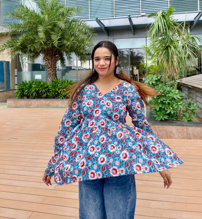 Laksh Peplum Short Kurti