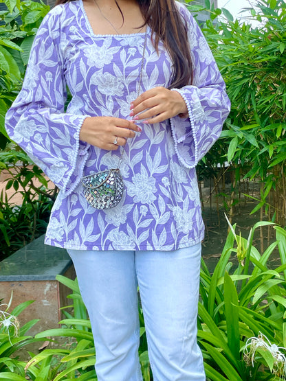 Viola Straight Short Kurti