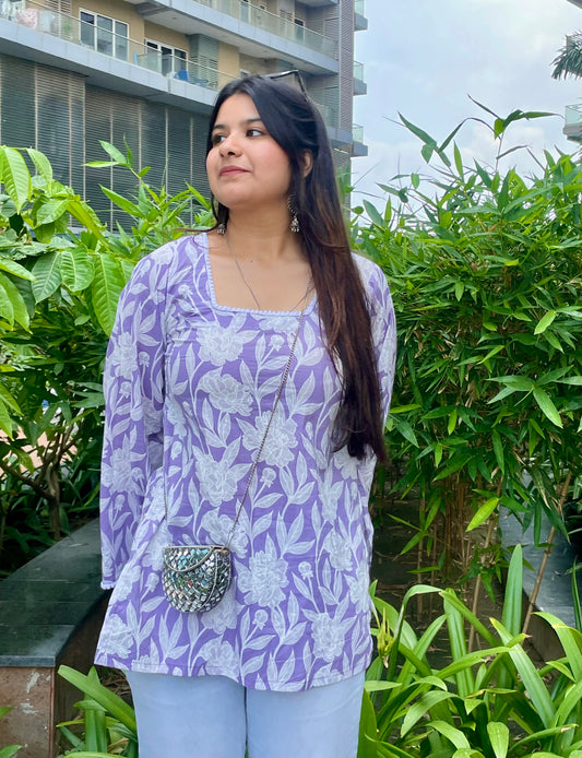 Viola Straight Short Kurti