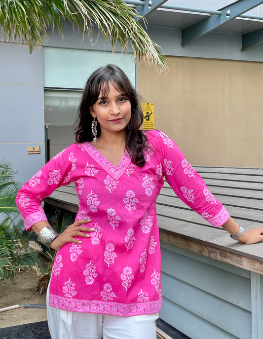 Heather Straight Short Kurti